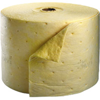 Tampon absorbant pour produits chimiques, Lourd, 150' lo x 15,25" la, Absorption 35,9 gal Les Distributions ICE