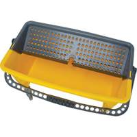 Microfibre Mop Bucket & Wringer, Strainer, 11 US Gal. (44 Quart), Yellow Les Distributions ICE