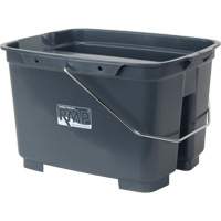 Dual Compartment Bucket, 4.75 US Gal. (19 qt.) Capacity, Grey Les Distributions ICE