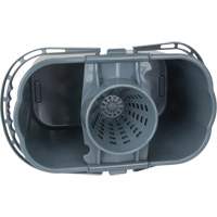 Mop Pail & Wringer, Strainer, 3.75 US Gal.(15 Quart), Grey Les Distributions ICE
