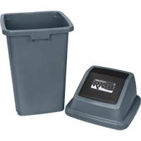 Garbage Can, Plastic, 26 US gal. Les Distributions ICE