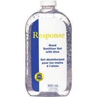 Response&reg; Hand Sanitizer Gel with Aloe, 950 ml, Refill, 70% Alcohol Les Distributions ICE
