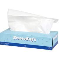 Snow Soft Premium Facial Tissue, 2 Ply, 7.4" L x 8.4" W, 100 Sheets/Box Les Distributions ICE