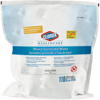 Healthcare&reg; Disinfecting Bleach Wipes Refill, 110 Count Les Distributions ICE