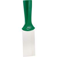 Handle-Mounted Stainless Steel Scraper, Green, 2" W x 8" L Les Distributions ICE