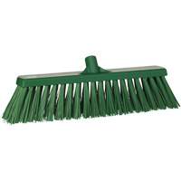 Heavy-Duty Push Broom, Stiff Bristles, 20", Polyester, Green Les Distributions ICE