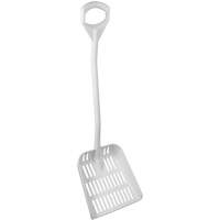 Pelle ergonomique ajour&eacute;e, Longueur de 45", Plastique, Blanc Les Distributions ICE