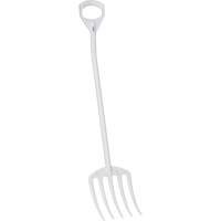 Fourche hygi&eacute;nique, Longueur de 49", Plastique, Blanc Les Distributions ICE