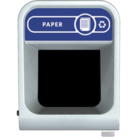 Conteneur pour d&eacute;chets de papier Configure, Vrac/Bord de rue/De bureau, Acier, 45 gal. US Les Distributions ICE