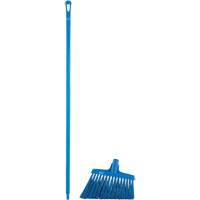 Angle Broom Head with Handle, X-Coarse Bristles, 12", Polyester, Blue Les Distributions ICE