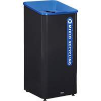 Sustain Mixed Recycling Container, Bulk, Plastic, 23 US gal. Les Distributions ICE