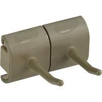 Double Hook Module for Hygienic Wall Bracket Les Distributions ICE