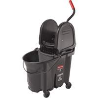 Seau et essoreuse Wavebrake, Pression vers le bas, 8,75 gal. US (35 pintes), Noir Les Distributions ICE