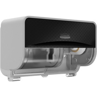 Icon Standard Roll Horizontal Toilet Paper Dispenser, Multiple Roll Capacity Les Distributions ICE