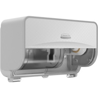 Icon Standard Roll Horizontal Toilet Paper Dispenser, Multiple Roll Capacity Les Distributions ICE