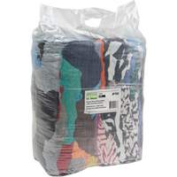 Recycled Material Wiping Rags, Cotton, Mix Colours, 25 lbs. Les Distributions ICE