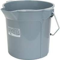 Round Bucket with Pouring Spout, 2.64 US Gal. (10.57 qt.) Capacity, Grey Les Distributions ICE