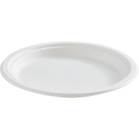 Round Fibre Compostable Plate Les Distributions ICE