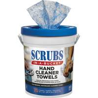 Hand Cleaner Towels, 72 Wipes, 12" x 10" Les Distributions ICE