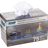Washable Cleaning Cloths, Microfibre, White Les Distributions ICE