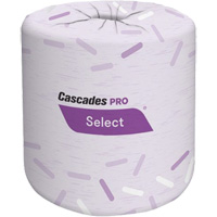 Pro Select&reg; Bathroom Tissue, 2 Ply, 420 Sheets/Roll, White Les Distributions ICE