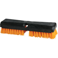 Cleaning Brush, 10" L, Polypropylene Bristles, Black/Red Les Distributions ICE