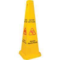Wet Floor Safety Cone, Bilingual with Pictogram Les Distributions ICE