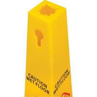 Wet Floor Safety Cone, Bilingual with Pictogram Les Distributions ICE