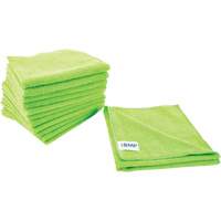 Dusting & Cleaning Cloth, Microfibre, Green Les Distributions ICE