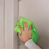 Dusting & Cleaning Cloth, Microfibre, Green Les Distributions ICE