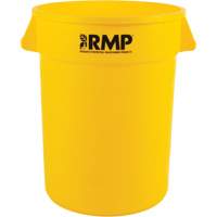 Garbage Bin, Polyethylene, 32 US gal. Les Distributions ICE
