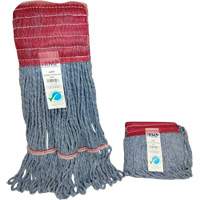 T&ecirc;te de vadrouille &agrave; bande large, Antimicrobien/Finition de plancher/Sp&eacute;cialis&eacute;, Coton/Rayonne/Synth&eacute;tique, Style Boucle Les Distributions ICE