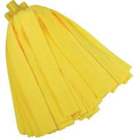 Socket Mop, Yellow, Microfibre, Cut Style Les Distributions ICE