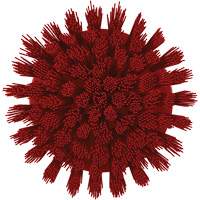 HyDrive Round Drill Brush, Extra Stiff Bristles, 3-1/10" Long, Red Les Distributions ICE