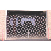 Barri&egrave;res de s&eacute;curit&eacute; galvanis&eacute;es repliables, Repliable simple fixe, 4' lo x 6' h d&eacute;ploy&eacute; Les Distributions ICE