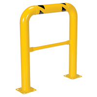 High Profile Machinery Guards, 3' W x 3.5' H, Yellow Les Distributions ICE