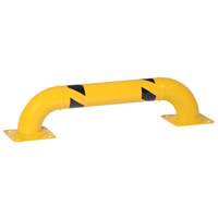 Low Profile Rack Guards, 3' W x 0.75' H, Yellow Les Distributions ICE