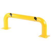 Low Profile Rack Guards, 4' W x 1.4' H, Yellow Les Distributions ICE