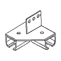 Raccord pour joint d'angle de 90° pour murs-rideaux mont&eacute;s sur poutre Les Distributions ICE