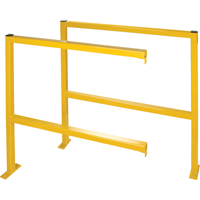 Perimeter Guards - Tubular Style, 48" W x 49-1/2" H, Yellow Les Distributions ICE