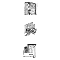 Strip Curtain Doors, 4' x 7' Door Opening, 8" Strip Width, 0.080" Strip Thickness Les Distributions ICE
