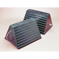 Cale de roue, 9" x 8" x 6", Noir Les Distributions ICE