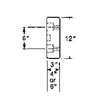 Molded Rubber Dock Guards, Rubber, 30" W x 4" D x 10" H Les Distributions ICE