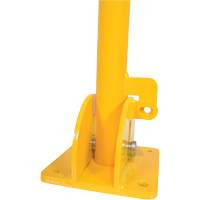 Fold-Down Bollards, Steel, 42" H x 1-3/4" W, Yellow Les Distributions ICE