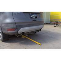 Fold-Down Bollards, Steel, 42" H x 1-3/4" W, Yellow Les Distributions ICE
