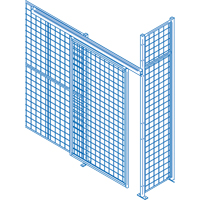 Wire Mesh Partition Components - Hardware Les Distributions ICE