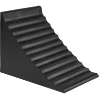 Cale de roue, 9-7/8" x 7-1/8" x 7-1/2", Noir Les Distributions ICE