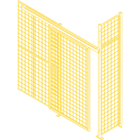 Wire Mesh Partition Components - Hardware Les Distributions ICE