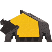 Yellow Jacket&reg; 3-Channel Heavy Duty Cable Protector - Left Turn Les Distributions ICE