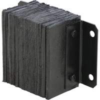Butoir de quai lamell&eacute;, Horizontal, Caoutchouc, 12" la x 6" p x 10" h Les Distributions ICE